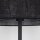Lampadaire Noir 160 cm Ø 50 cm Métal Tissu E27
