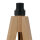Lampadaire petit 145 cm trépied E27 tissu bois salon