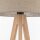 Lampadaire Trépied 145 cm petit E27 bois lin NOLAN