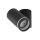 Spot mural noir H : max. 13,5 cm GU10 métal CARSON