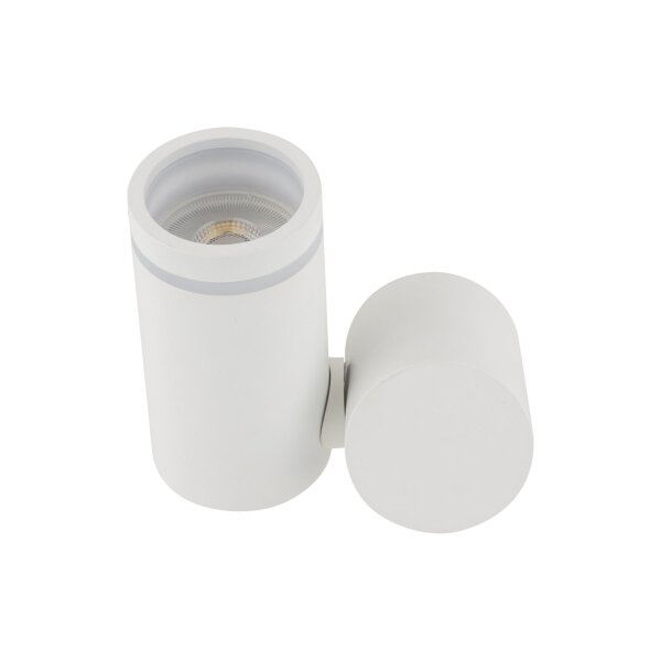 Applique murale Blanc Métal ajustable H : max. 13,5 cm GU10