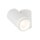 Applique murale Blanc Métal ajustable H : max. 13,5 cm GU10