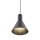 Suspension Métal E27 Noir Ø 18 cm H : max. 155 cm Rétro