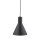 Suspension Métal E27 Noir Ø 18 cm H : max. 155 cm Rétro