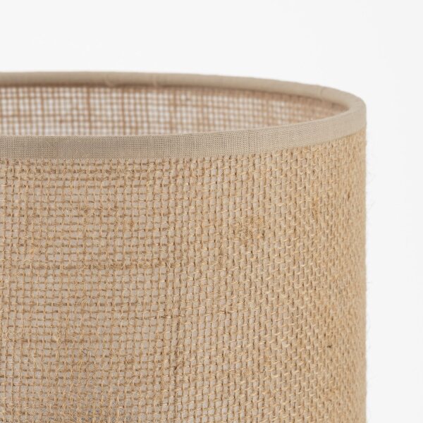 Lampe de table Boho 39 cm de haut Ø 22 cm métal jute E27