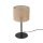 Lampe de table Boho 39 cm de haut Ø 22 cm métal jute E27