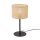 Lampe de table Boho 39 cm de haut Ø 22 cm métal jute E27