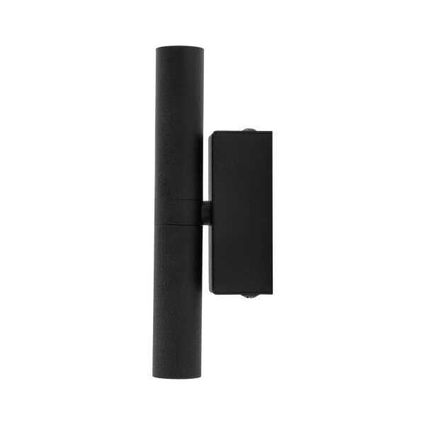 Applique noire Up Down H : 16,5 cm L : 2,5 cm Métal 2x G9