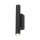 Applique noire Up Down H : 16,5 cm L : 2,5 cm Métal 2x G9