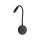 Applique murale avec interrupteur Fonction de charge USB Bras flexible Noir G9
