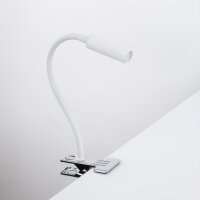 Lampe de bureau à pince Bras flexible 40 cm G9...