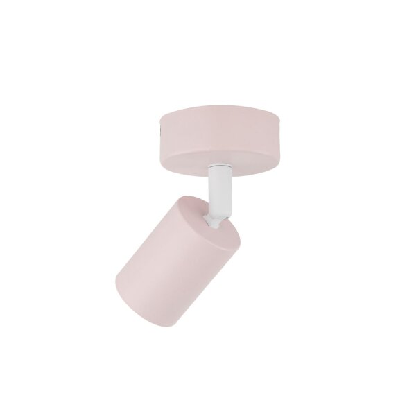 Plafonnier chambre denfant rose GU10 rond Ø 13 cm petit