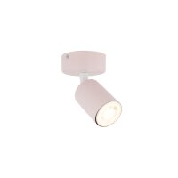 Plafonnier chambre denfant rose GU10 rond &Oslash; 13 cm...
