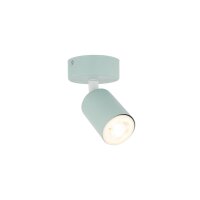 Spot de plafond métal menthe GU10 Ø 13 cm...