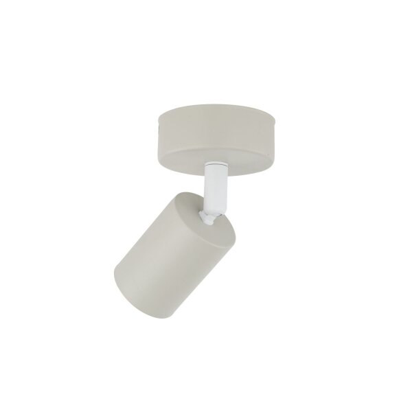 Lampe pour chambre denfant Plafond métal Ø 13 cm petit beige GU10