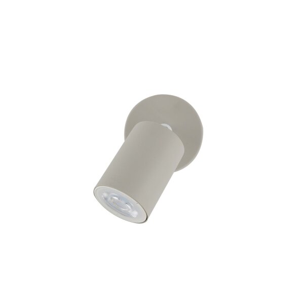 Lampe pour chambre denfant Plafond métal Ø 13 cm petit beige GU10