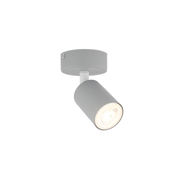 Plafonnier chambre denfant Gris GU10 rond Ø 13 cm petit