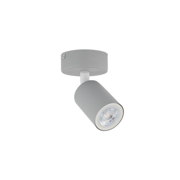 Plafonnier chambre denfant Gris GU10 rond Ø 13 cm petit