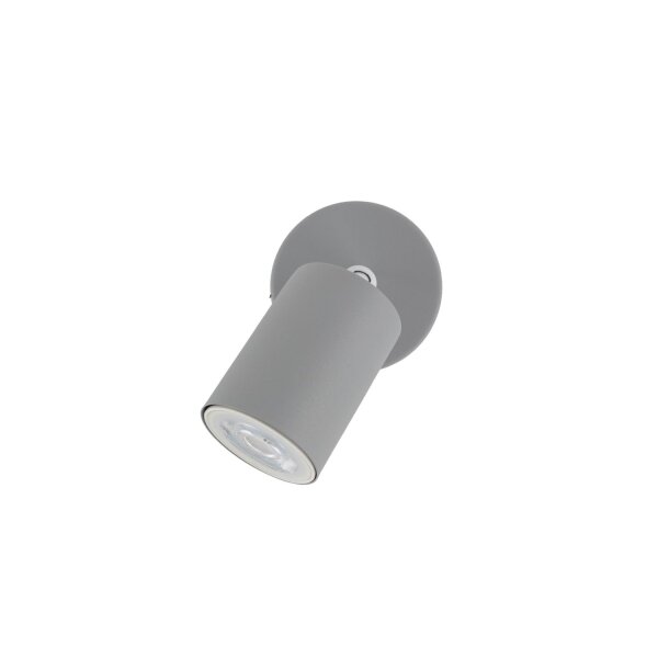 Plafonnier chambre denfant Gris GU10 rond Ø 13 cm petit