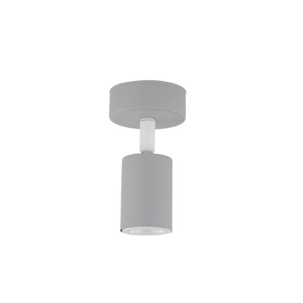 Plafonnier chambre denfant Gris GU10 rond Ø 13 cm petit