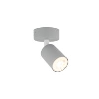 Plafonnier chambre denfant Gris GU10 rond Ø 13 cm...