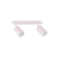 Plafonnier chambre denfant Rose 2x GU10 L : 35 cm petit