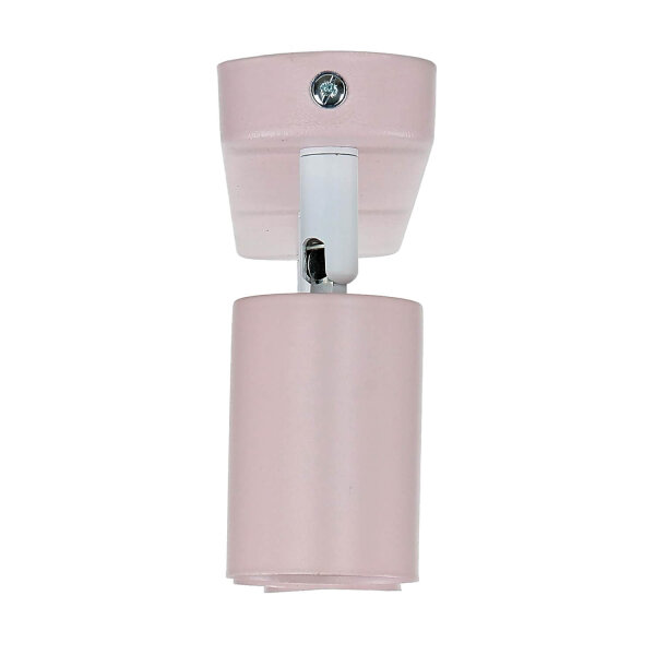 Spot de plafond métal rose GU10 52 cm long chambre denfant