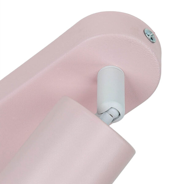 Spot de plafond métal rose GU10 52 cm long chambre denfant