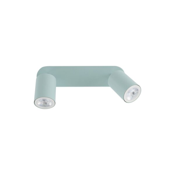 Spot de plafond chambre denfant métal 35 cm long 2x GU10 Mint