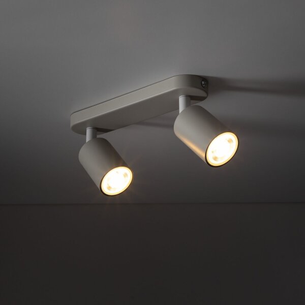 Lampe pour chambre denfant Beige L : 35 cm petite orientable 2x GU10