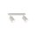 Lampe pour chambre denfant Beige L : 35 cm petite orientable 2x GU10