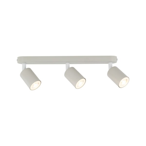 Spot de plafond métal chambre denfant L : 52 cm beige 3x GU10