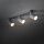 Spot de plafond métal chambre denfant L : 52 cm beige 3x GU10