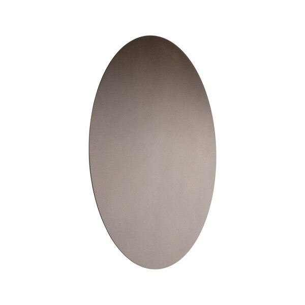 Applique ronde métal Ø 20 cm 2x G9 lumière indirecte brun
