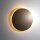 Applique ronde métal Ø 20 cm 2x G9 lumière indirecte brun