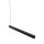 Lampe LED à suspendre noire 112,5 cm de long 4000 K métal BLAKE