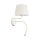 Applique murale avec fonction de recharge USB Interrupteur Col de cygne Blanc