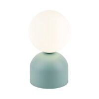Lampe de table verre métal H : 21 cm Ø 12...
