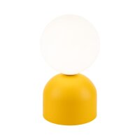 Lampe de table rétro verre métal H : 21 cm...