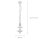 Lampes suspendues LYN laiton Ø30cm à raccourcir Lampe