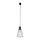 Suspension Métal Noir Ø 16 cm H : max. 170 cm GU10