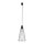 Lampe à suspendre métal Ø 19 cm H : max. 180 cm Noir GU10