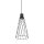 Lampe à suspendre métal Ø 19 cm H : max. 180 cm Noir GU10
