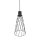 Lampe à suspendre métal Ø 19 cm H : max. 180 cm Noir GU10