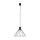 Suspension Métal Noir Ø 29,5 cm H : max. 165 cm GU10