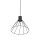 Suspension Métal Noir Ø 29,5 cm H : max. 165 cm GU10