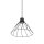 Suspension Métal Noir Ø 29,5 cm H : max. 165 cm GU10