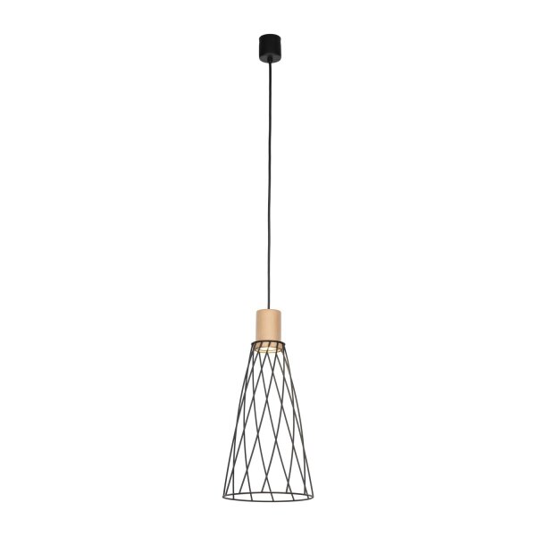Suspension Pin noir Ø 19 cm H : max. 180 cm GU10