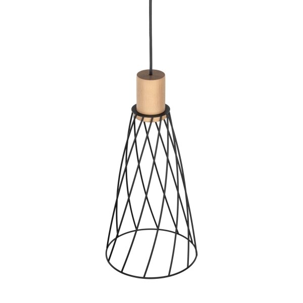 Suspension Pin noir Ø 19 cm H : max. 180 cm GU10