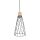 Suspension Pin noir Ø 19 cm H : max. 180 cm GU10